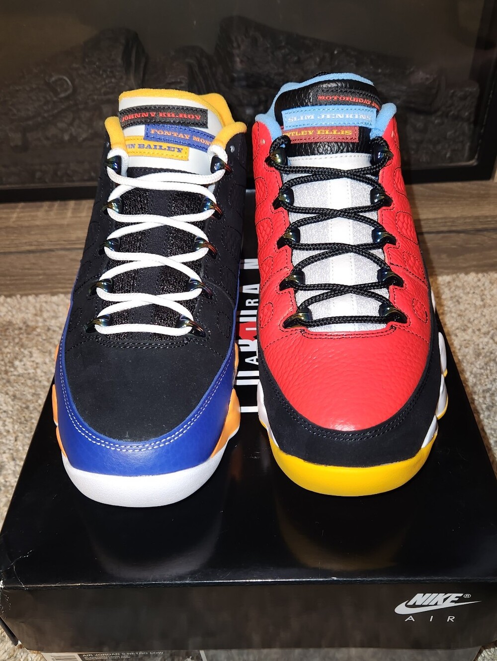 BRAND NEW AUTHENTIC RARE AIR JORDAN IX LOW WHAT THE KILROY SIZE 8